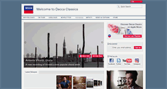 Desktop Screenshot of deccaclassics.com